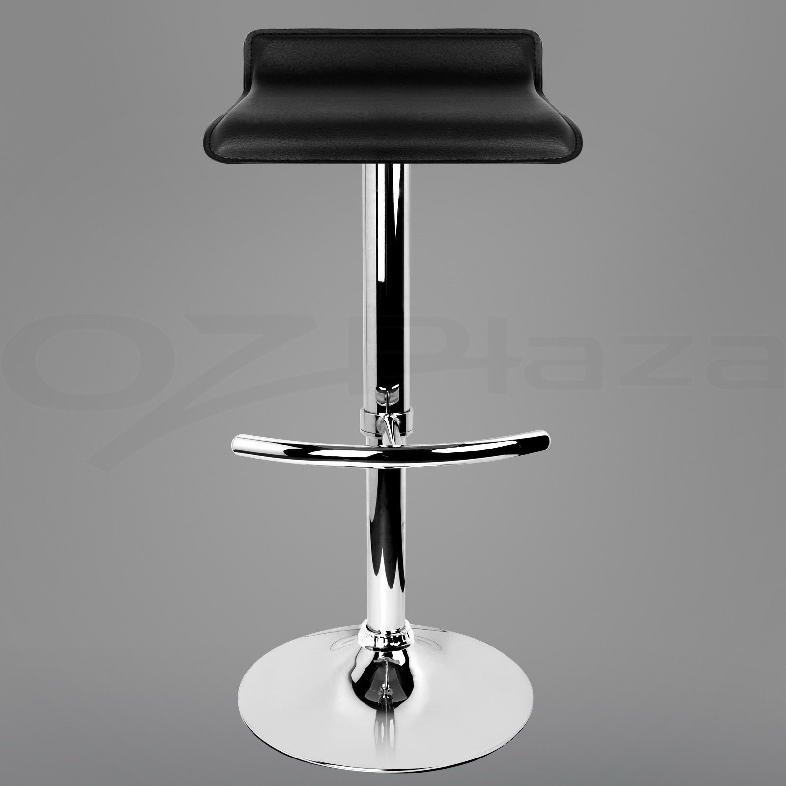 4x Bar Stool Kitchen Barstool PU Leather Chair Gas Lift Swivel Black