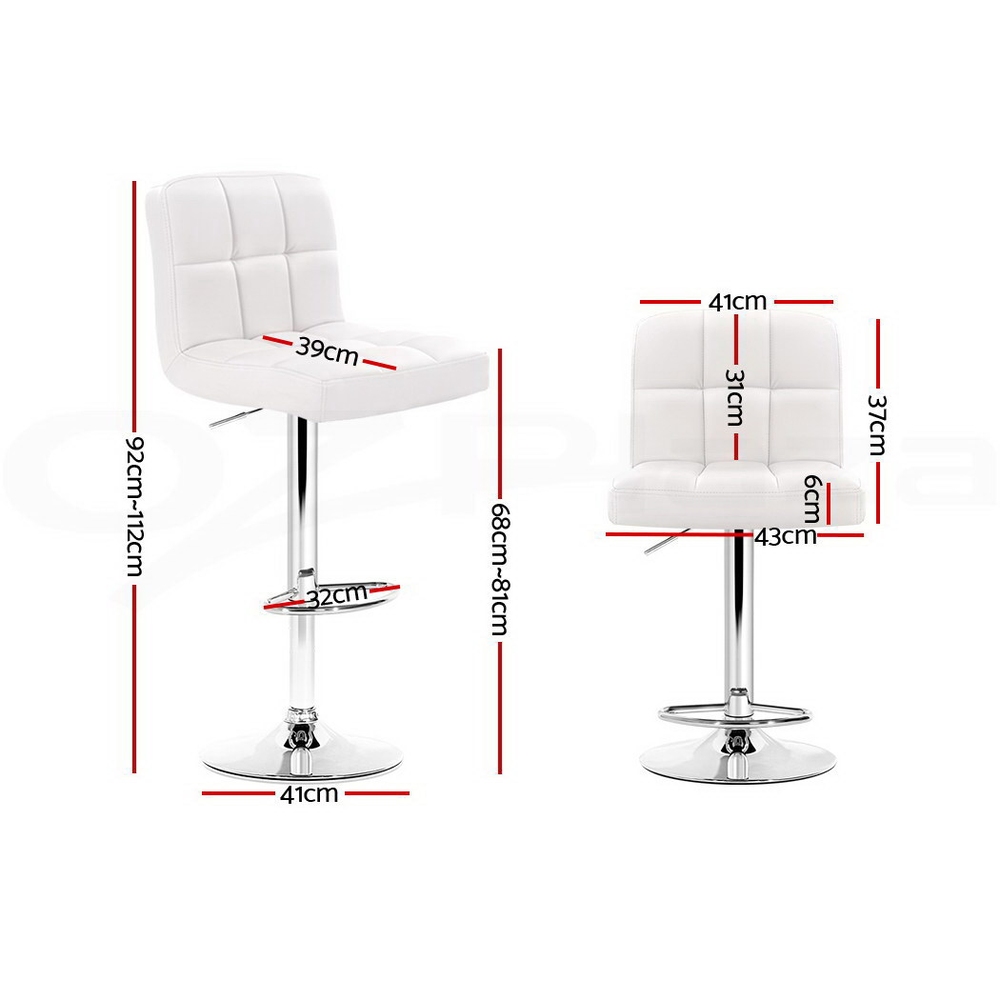 Artiss Kitchen Bar Stools Gas Lift Bar Stool Swivel Barstools Counter Chairs - Picture 73 of 97