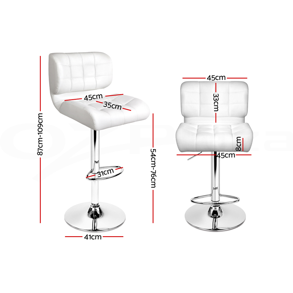 Artiss Kitchen Bar Stools Gas Lift Bar Stool Swivel Barstools Counter Chairs - Picture 80 of 97