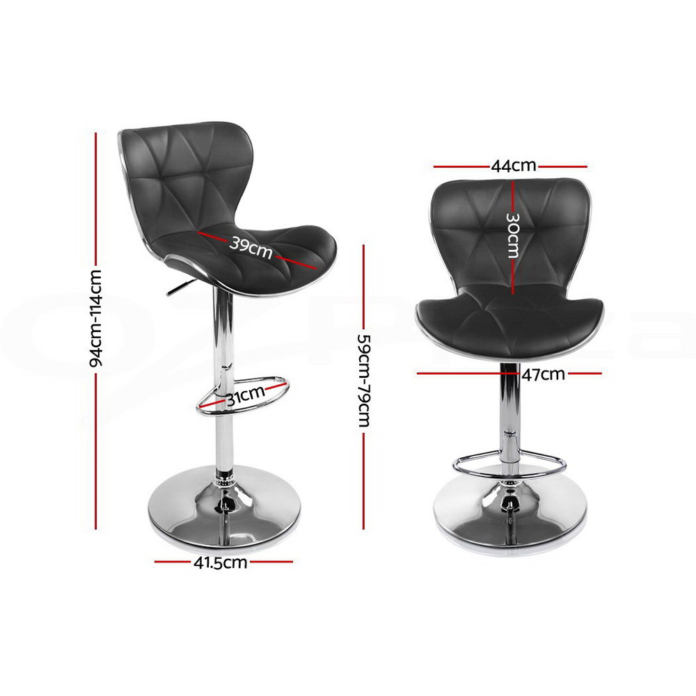 Artiss Kitchen Bar Stools Gas Lift Bar Stool Swivel Barstools Counter Chairs - Picture 85 of 97