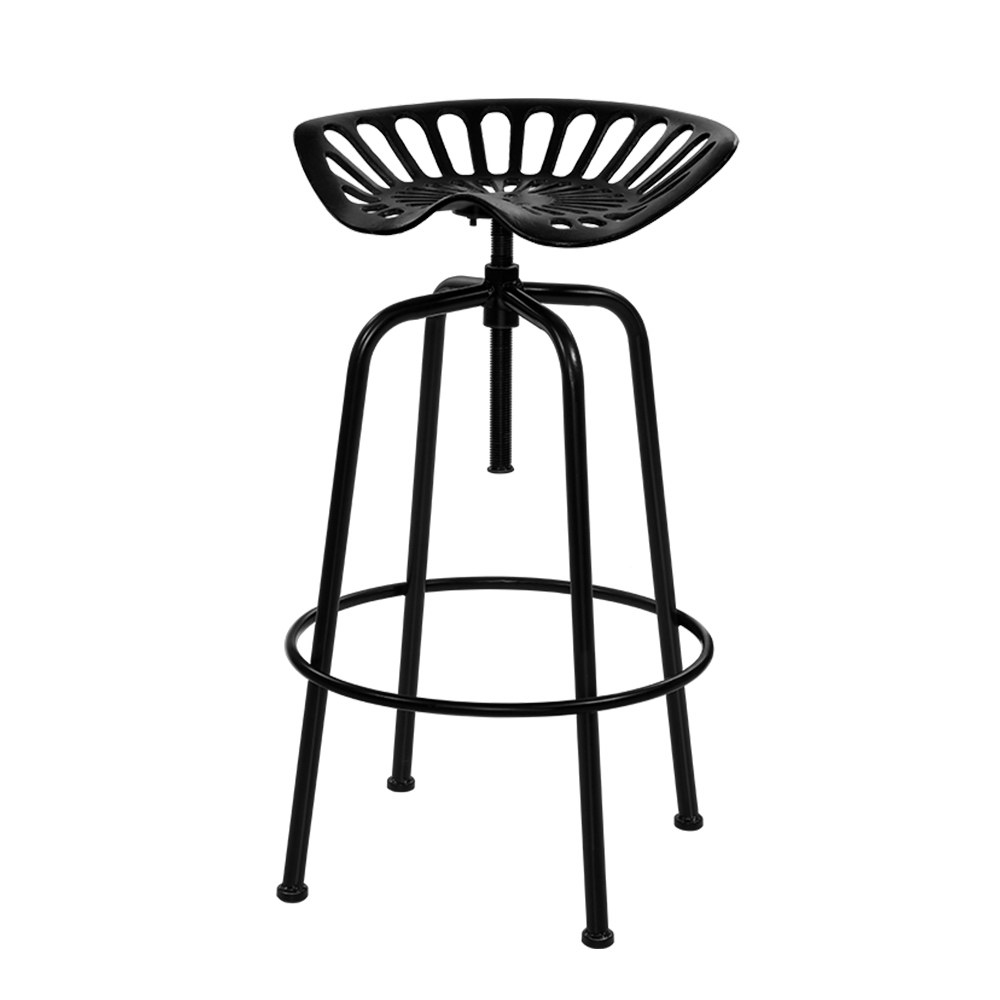 Artiss Bar Stool Kitchen Stools Wooden Barstools Chairs Vintage Chair Metal x2 - Picture 71 of 109