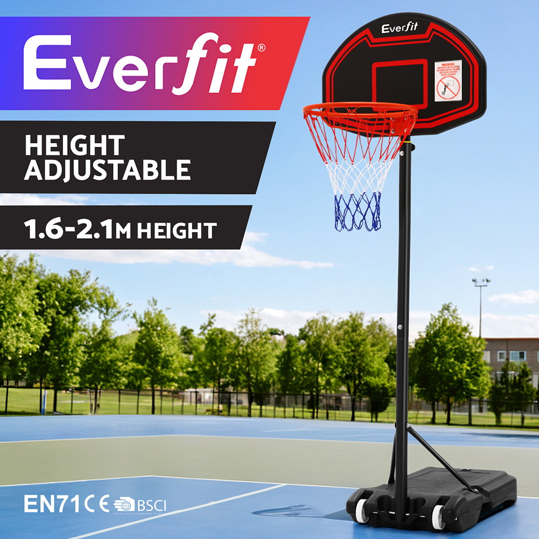 7FT Professional Kid Portable Adjustable Basketball Stand Net Hoop Backboard Set