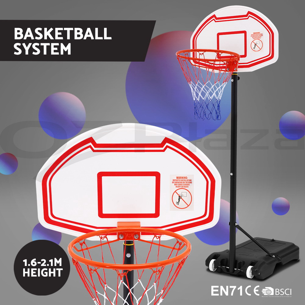 Everfit Pro Basketball Hoop Stand System Ring Backboard Net Height