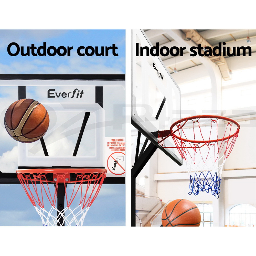 Everfit Pro Basketball Hoop Stand System Ring Backboard Net Height