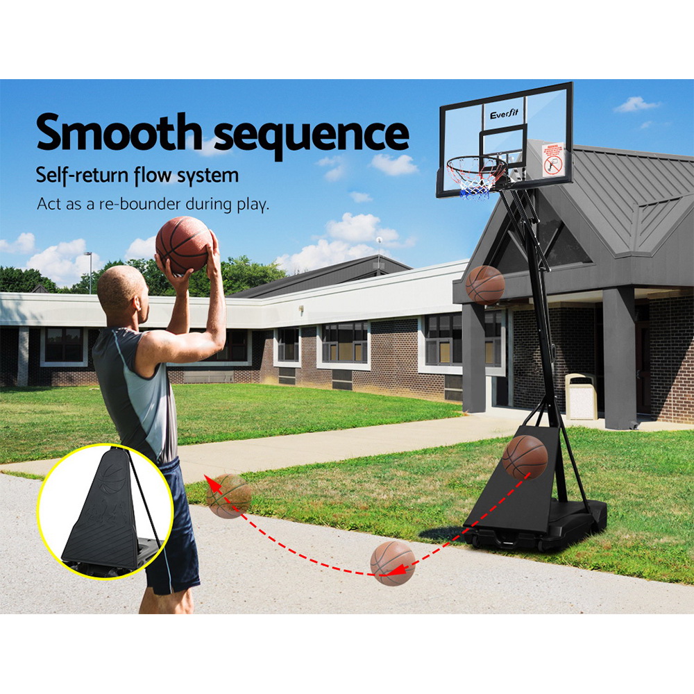 Everfit Pro Basketball Hoop Stand System Ring Backboard Net Height