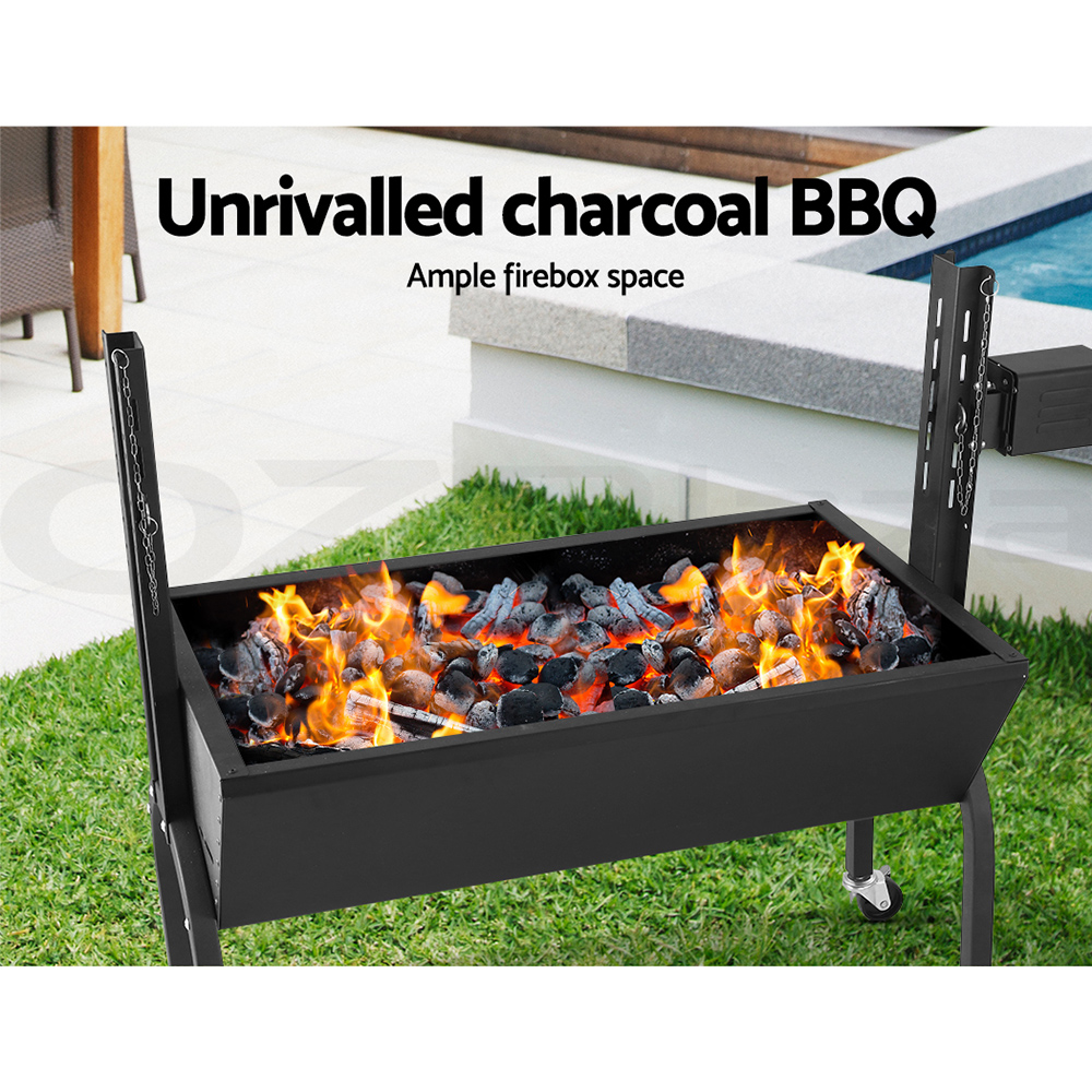 Grillz BBQ Grill Charcoal Smoker Portable Outdoor Kitchen Electric ...