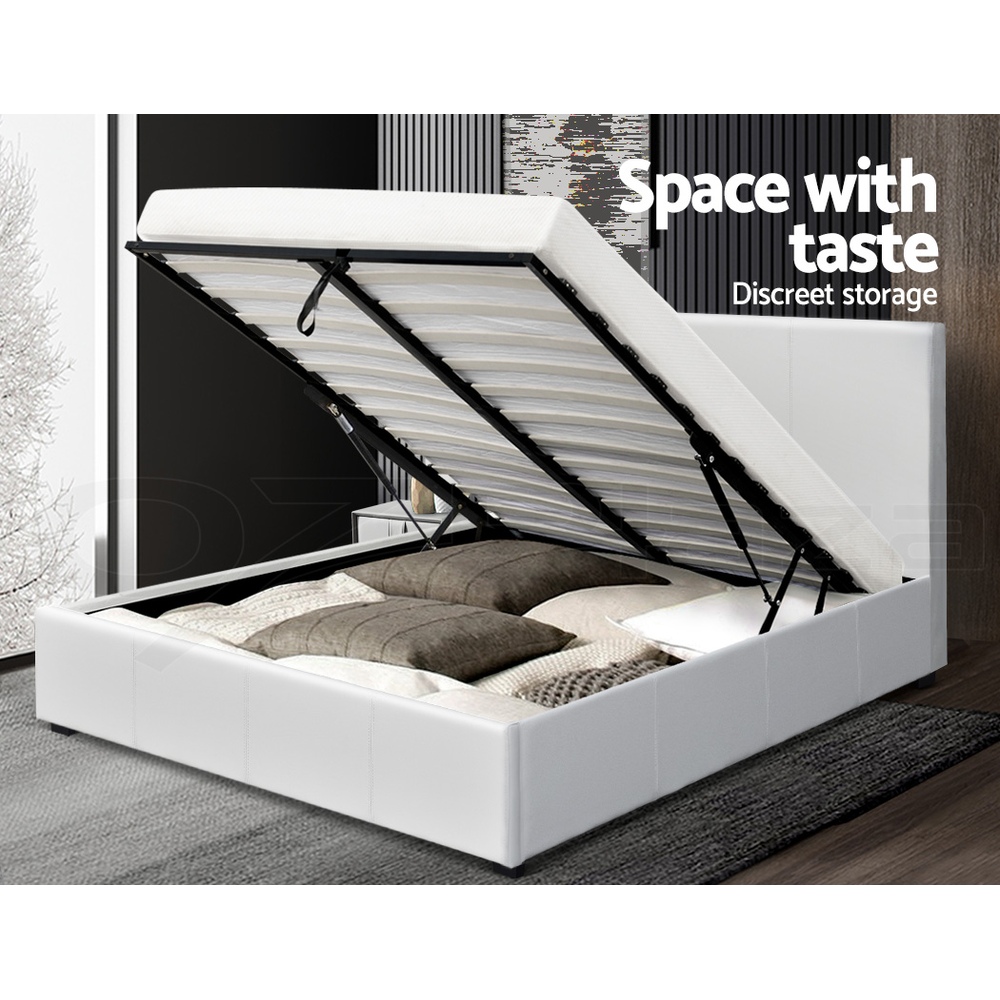 Artiss King Single Double Queen Size Gas Lift Bed Frame Base With