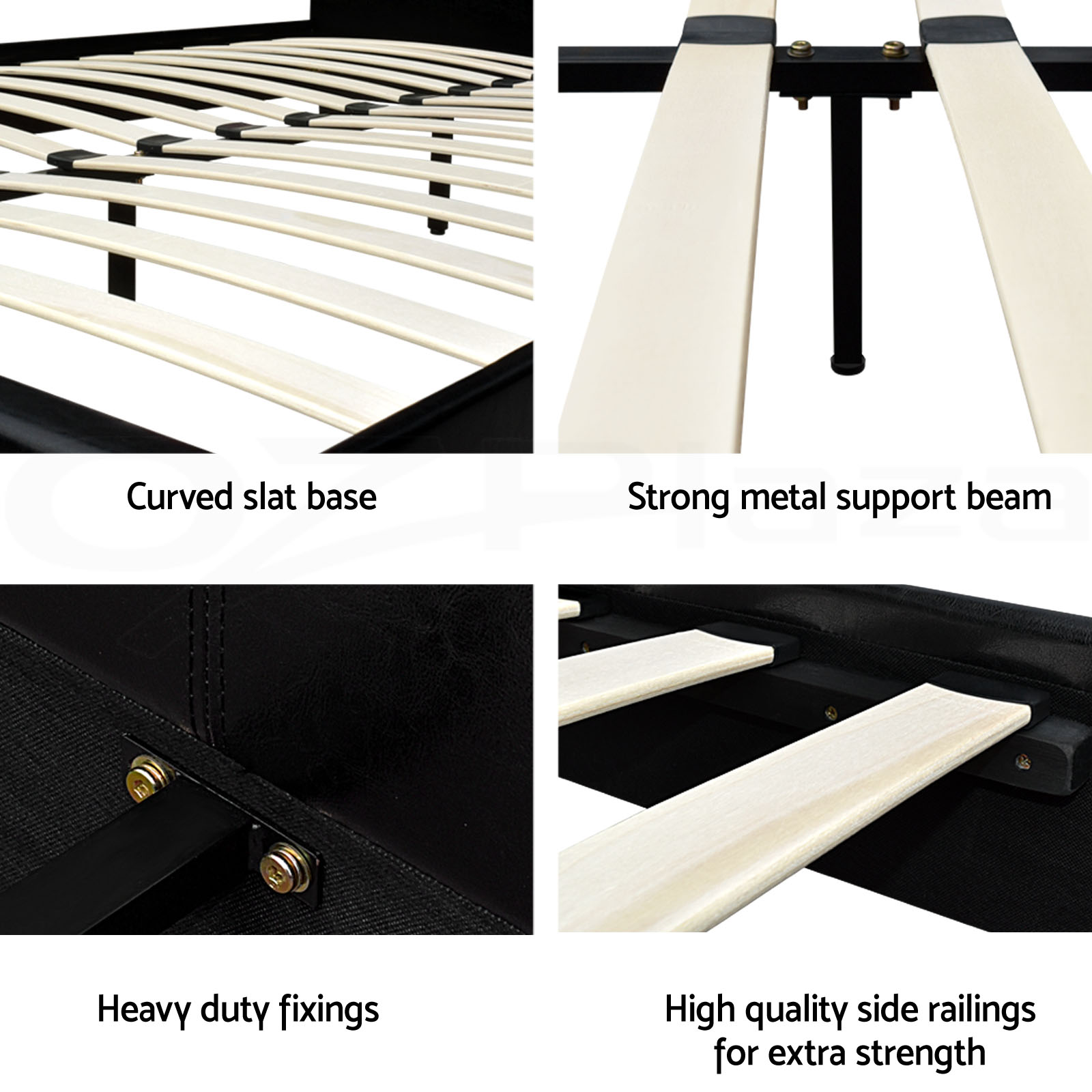 Artiss Single Double Queen Size Bed Frame Base Mattress Fabric Artiss Single Double Queen Size Bed Frame Base