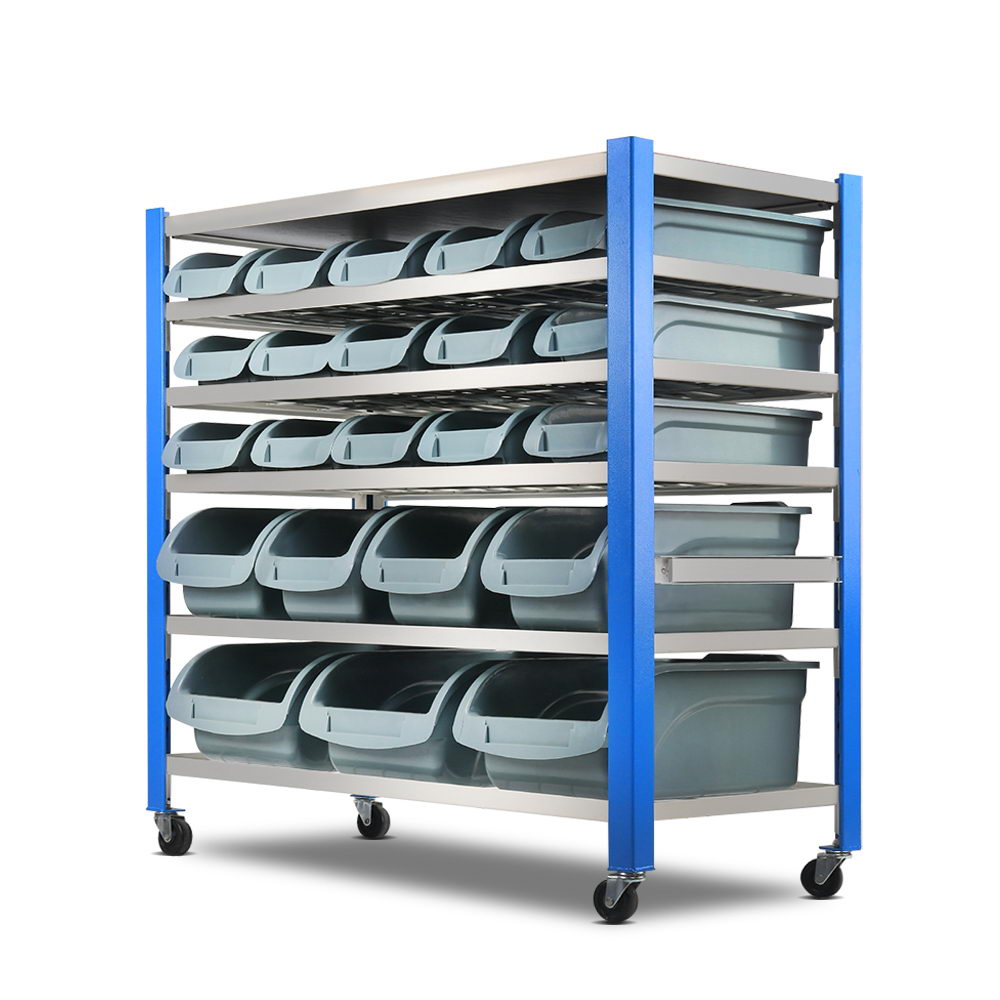 Giantz Storage Bin Rack Shelving Tools Parts Organiser Warehouse