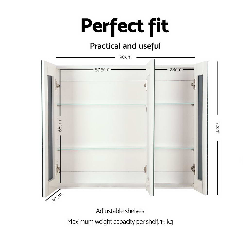 Bathroom Vanity Mirror Shaving Medicine Cabinet Basin 450 ...