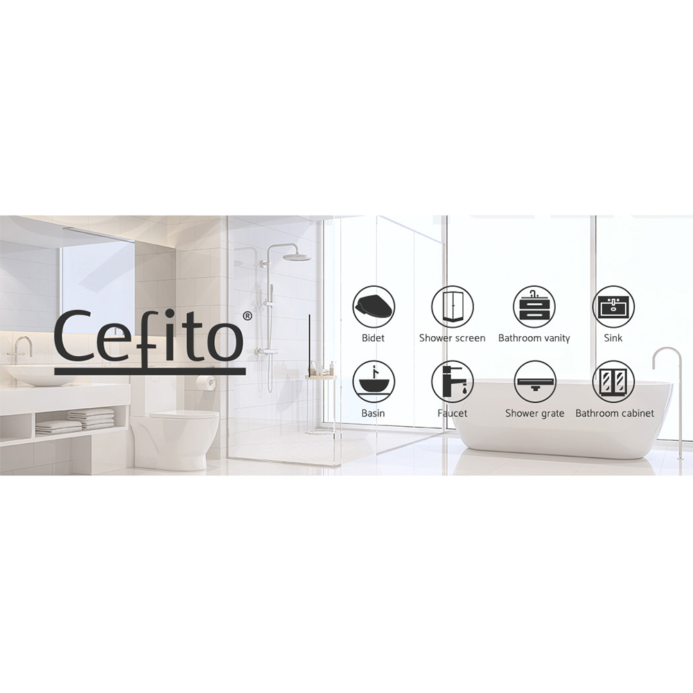 Cefito Bathroom Mirror Cabinet Vanity Shaving Medicine 450/600/750/900/1200mm - Picture 54 of 88