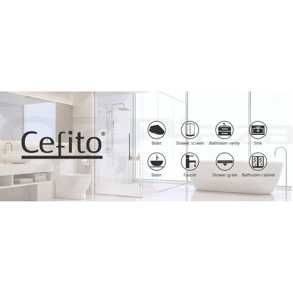 Cefito Bathroom Mirror Cabinet Vanity Shaving Medicine 450/600/750/900/1200mm - Picture 64 of 88