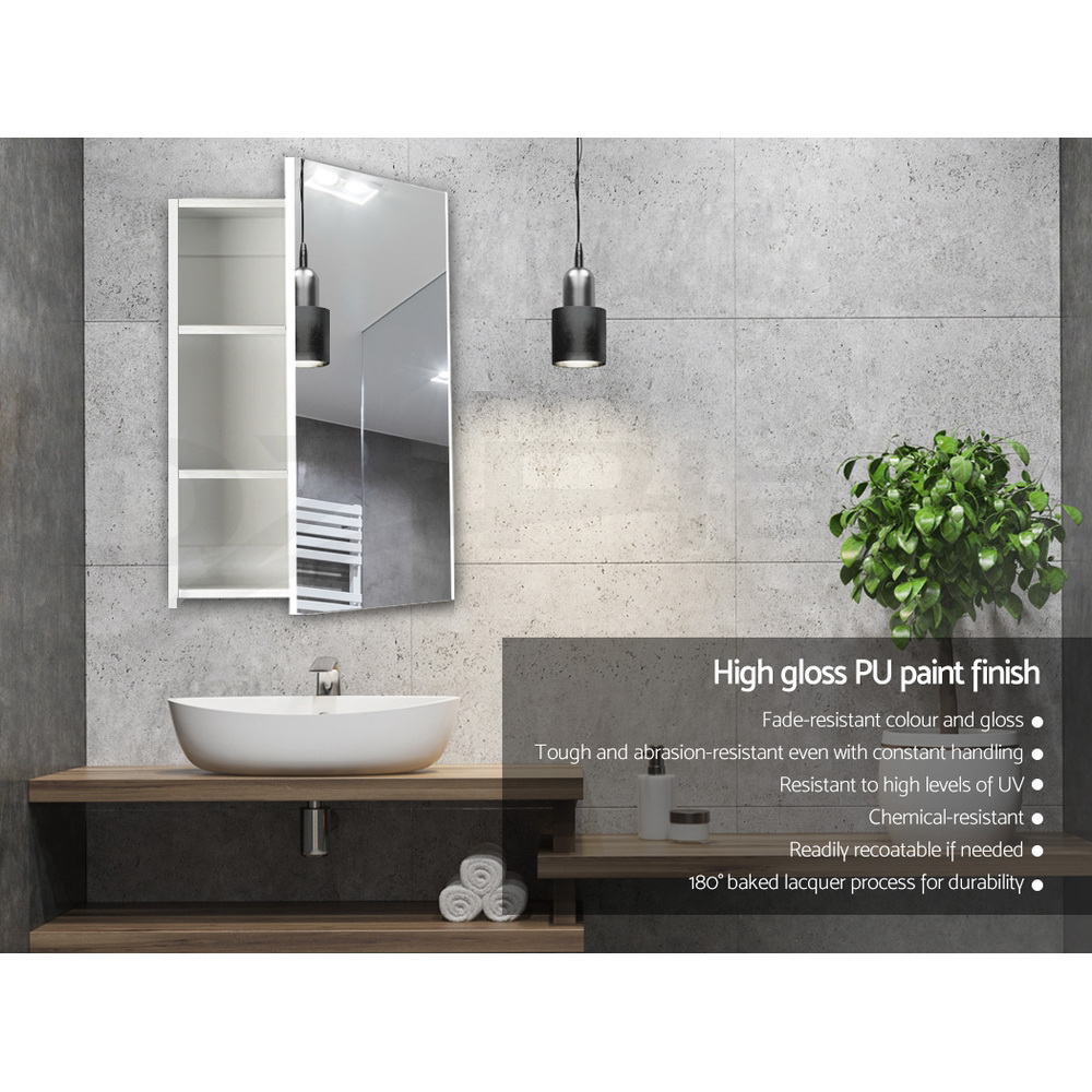 Cefito Bathroom Mirror Cabinet Vanity Shaving Medicine 450/600/750/900/1200mm - Picture 24 of 88
