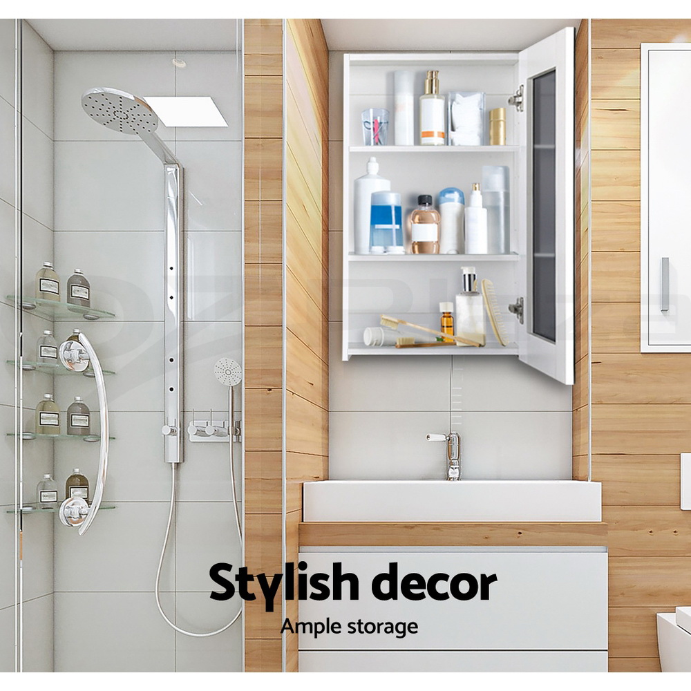 Cefito Bathroom Mirror Cabinet Vanity Shaving Medicine 450/600/750/900/1200mm - Picture 27 of 88