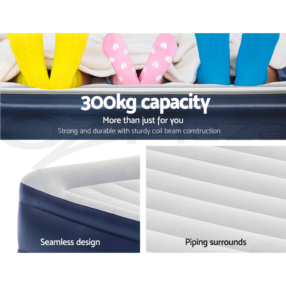 Bestway Air Bed Inflatable King Queen Single Bed Mattress Sleeping Mat with Pump - Picture 39 of 154