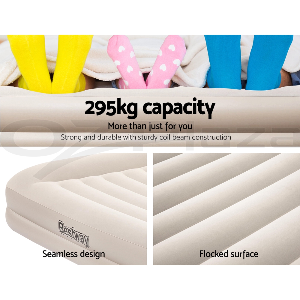 Bestway Air Bed Inflatable King Queen Single Bed Mattress Sleeping Mat with Pump - Picture 84 of 154