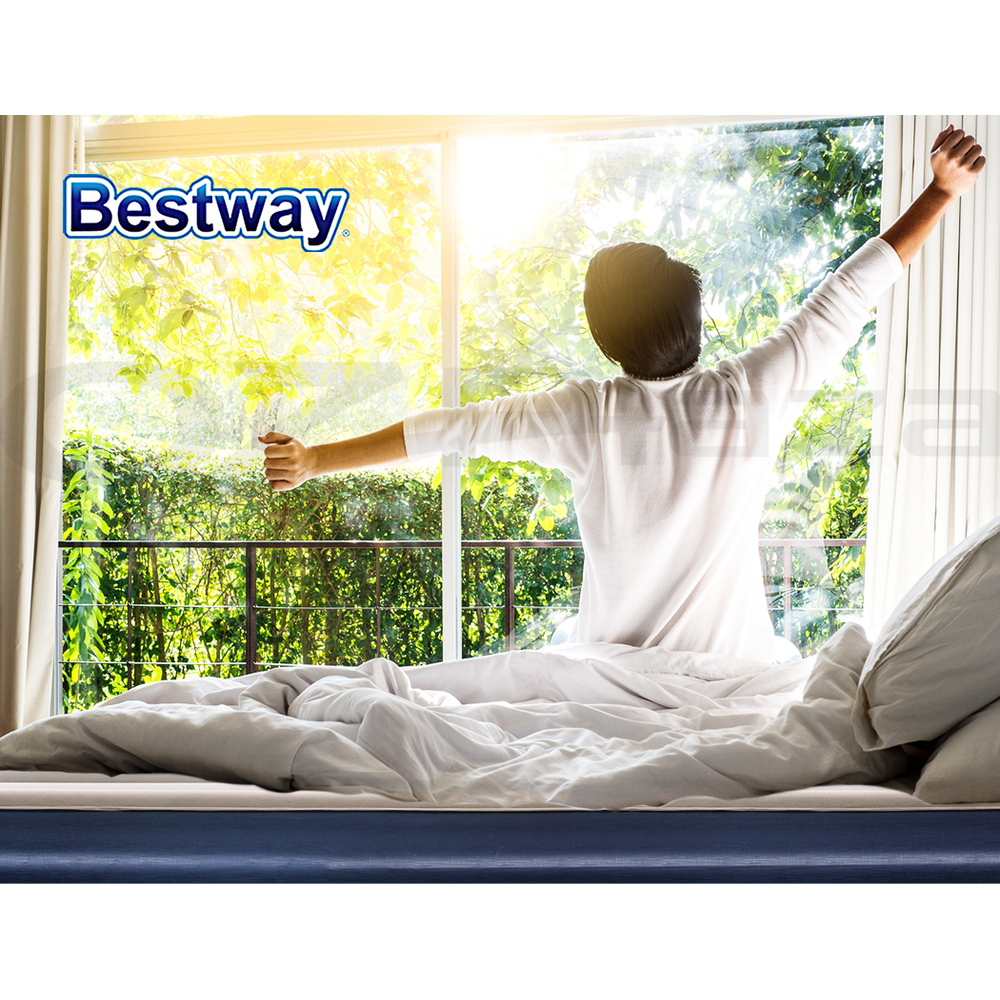 Bestway Air Bed Inflatable King Queen Single Bed Mattress Sleeping Mat with Pump - Picture 55 of 154
