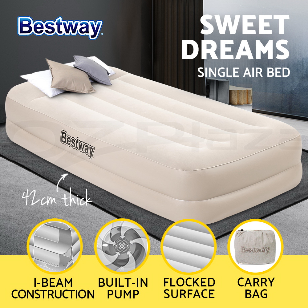 Bestway Air Bed Inflatable King Queen Single Bed Mattress Sleeping Mat with Pump - Picture 133 of 154