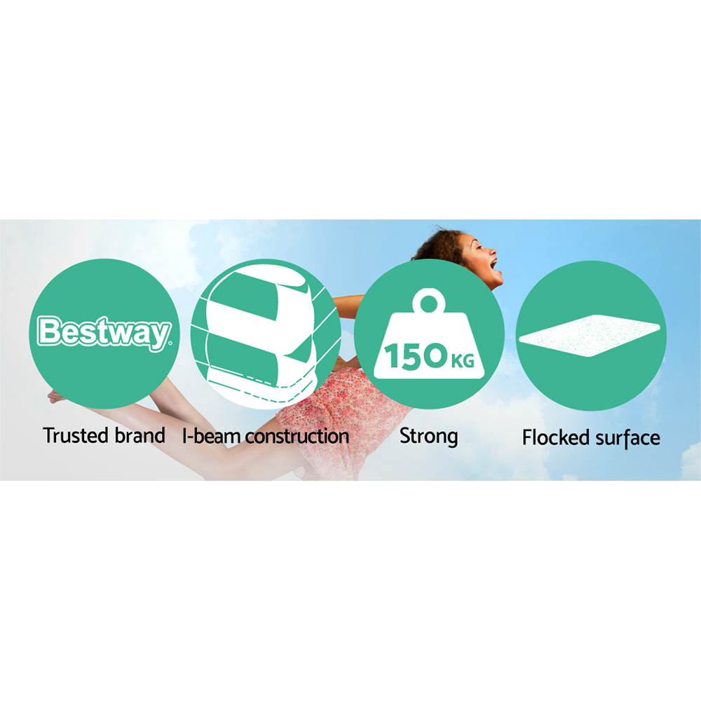 Bestway Air Bed Inflatable King Queen Single Bed Mattress Sleeping Mat with Pump - Picture 136 of 154