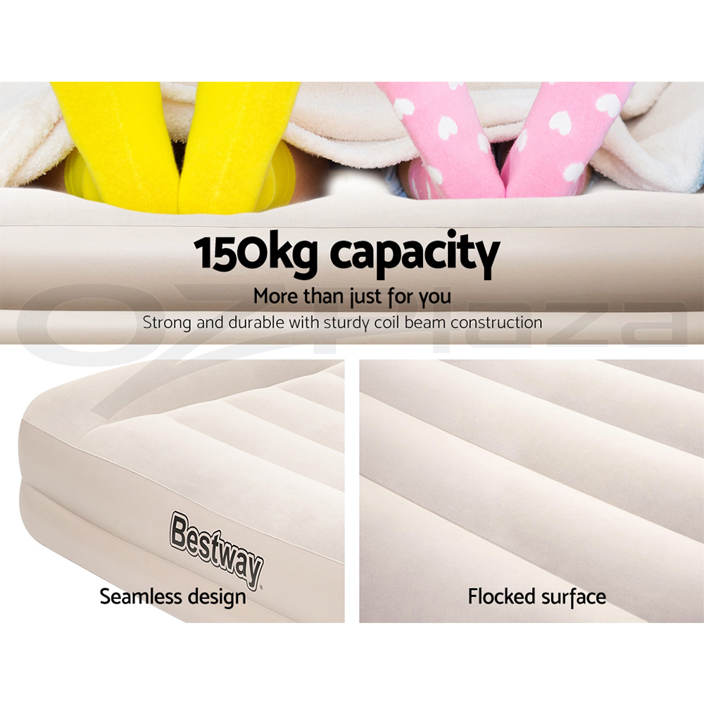Bestway Air Bed Inflatable King Queen Single Bed Mattress Sleeping Mat with Pump - Picture 139 of 154
