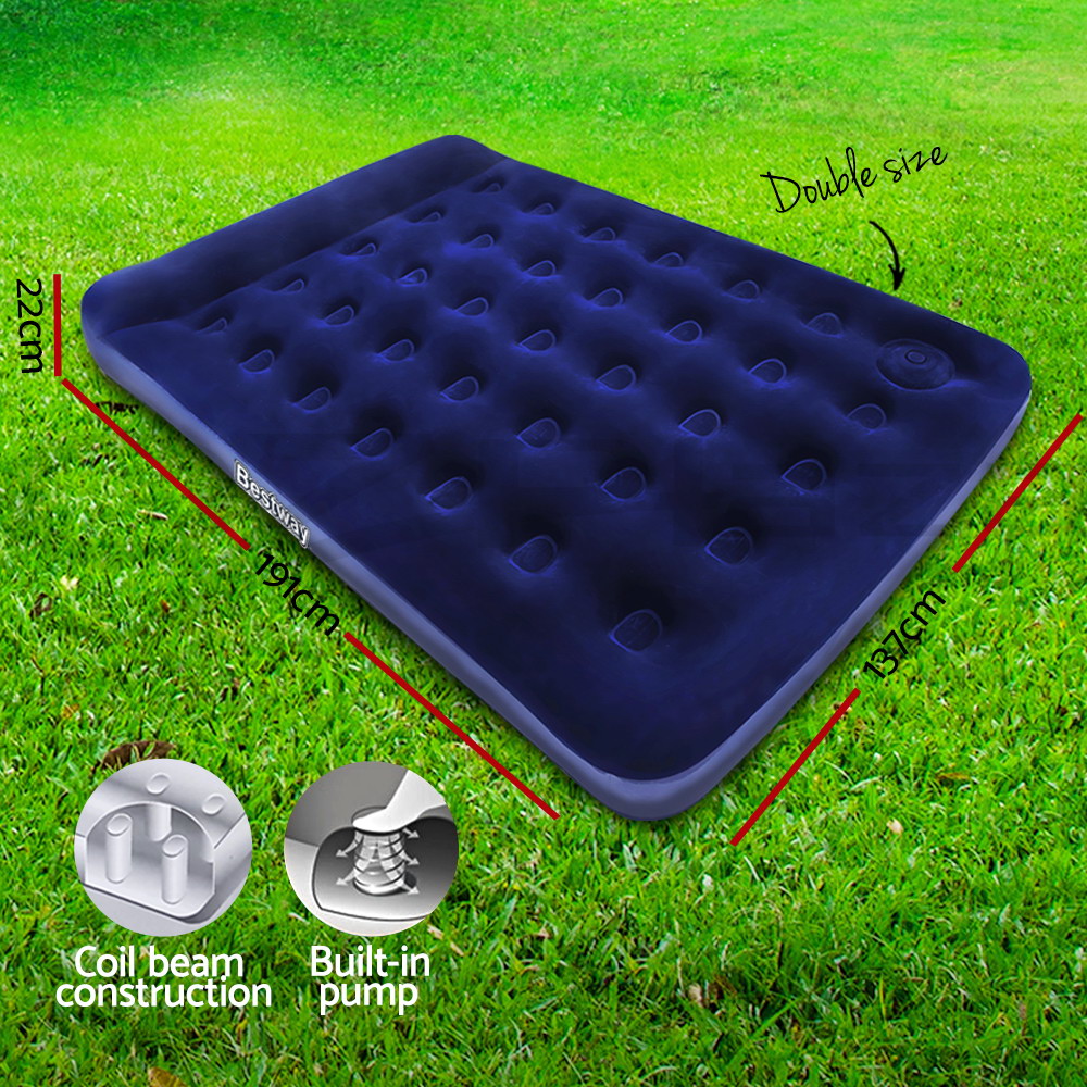 Bestway Air Bed Inflatable King Queen Single Bed Mattress Sleeping Mat with Pump - Picture 14 of 154
