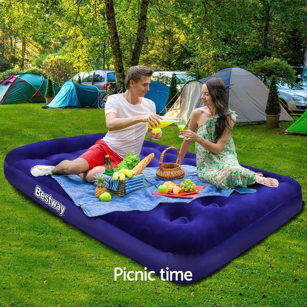 Bestway Air Bed Inflatable King Queen Single Bed Mattress Sleeping Mat with Pump - Picture 17 of 154
