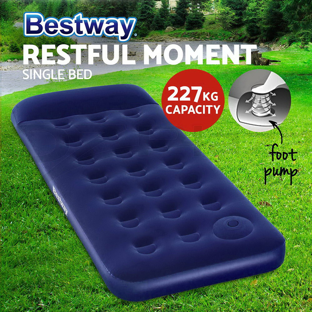 Bestway Air Bed Inflatable King Queen Single Bed Mattress Sleeping Mat with Pump - Picture 144 of 154