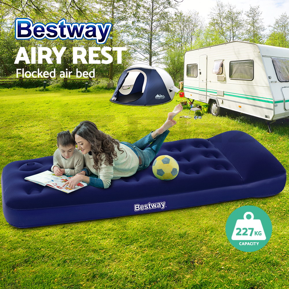 Bestway Air Bed Inflatable King Queen Single Bed Mattress Sleeping Mat with Pump - Picture 145 of 154