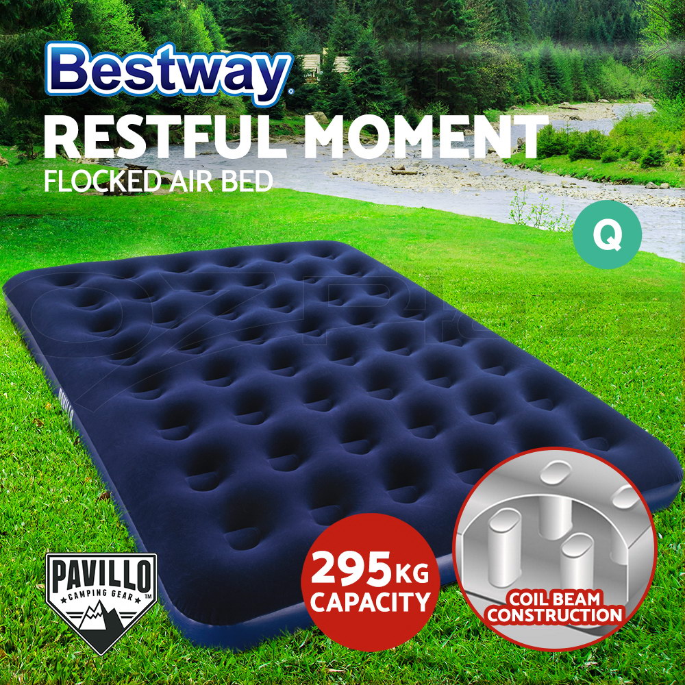 Bestway Air Bed Inflatable King Queen Single Bed Mattress Sleeping Mat with Pump - Picture 111 of 154