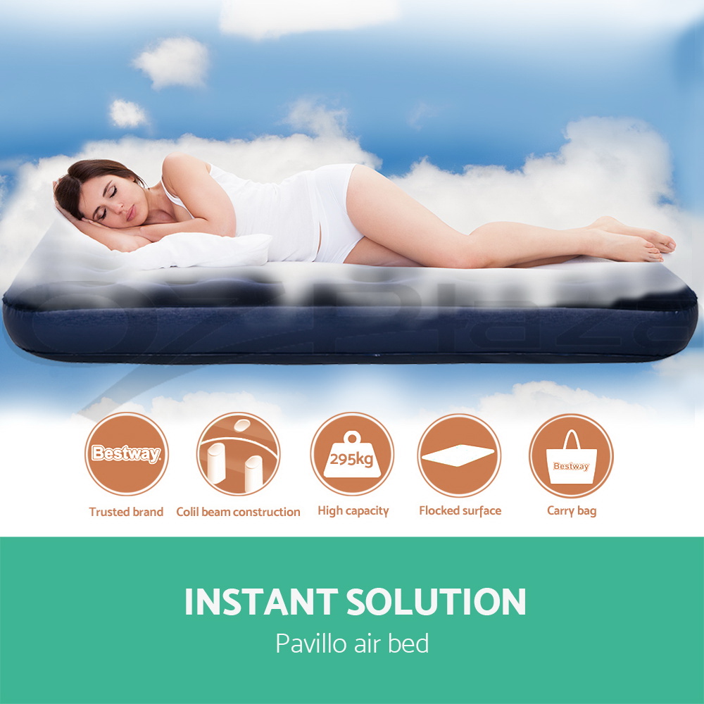 Bestway Air Bed Inflatable King Queen Single Bed Mattress Sleeping Mat with Pump - Picture 113 of 154