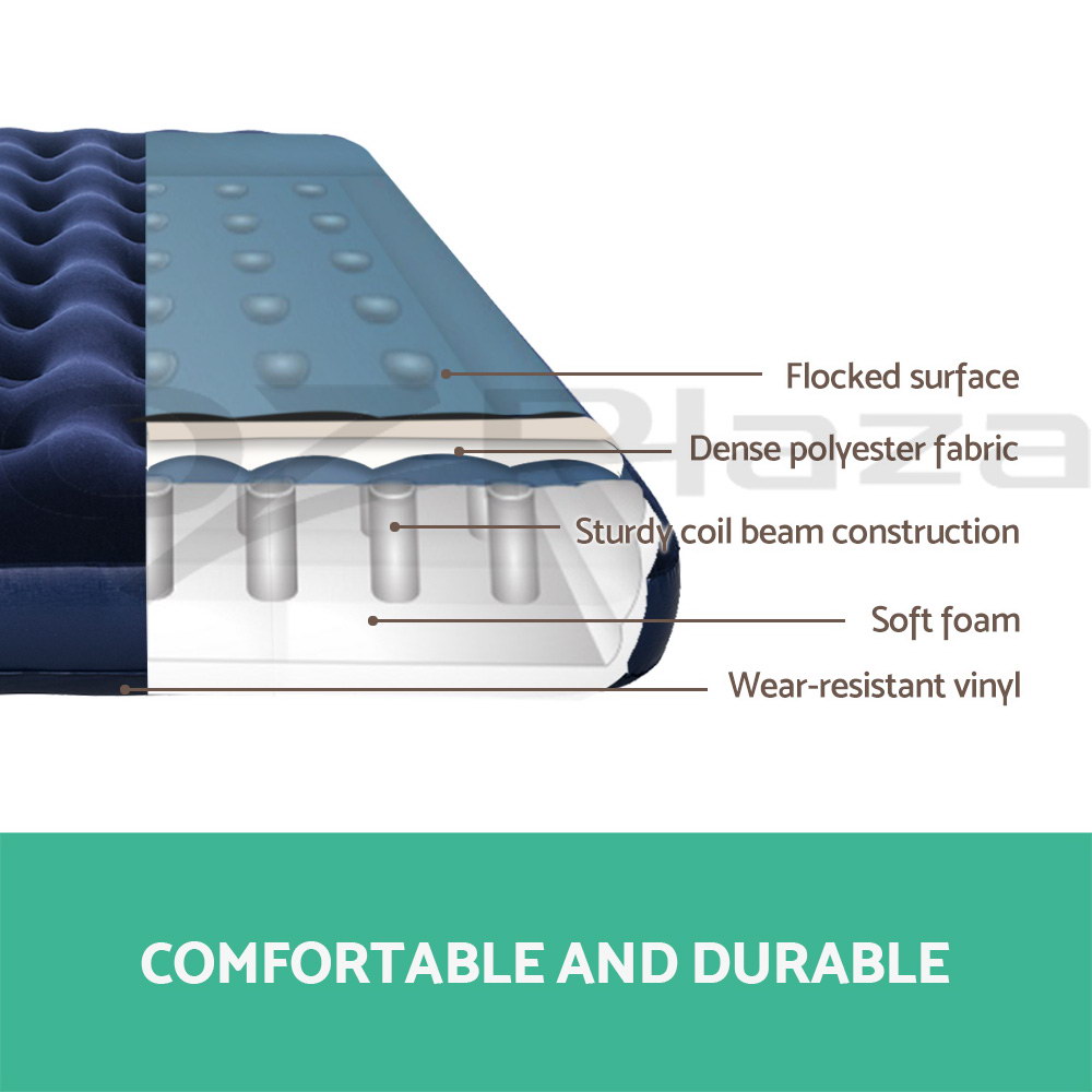 Bestway Air Bed Inflatable King Queen Single Bed Mattress Sleeping Mat with Pump - Picture 114 of 154