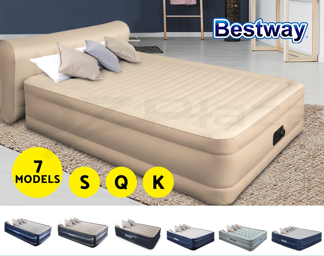 Bestway Air Bed Premium Beds Queen Inflatable Mattress BuiltIn