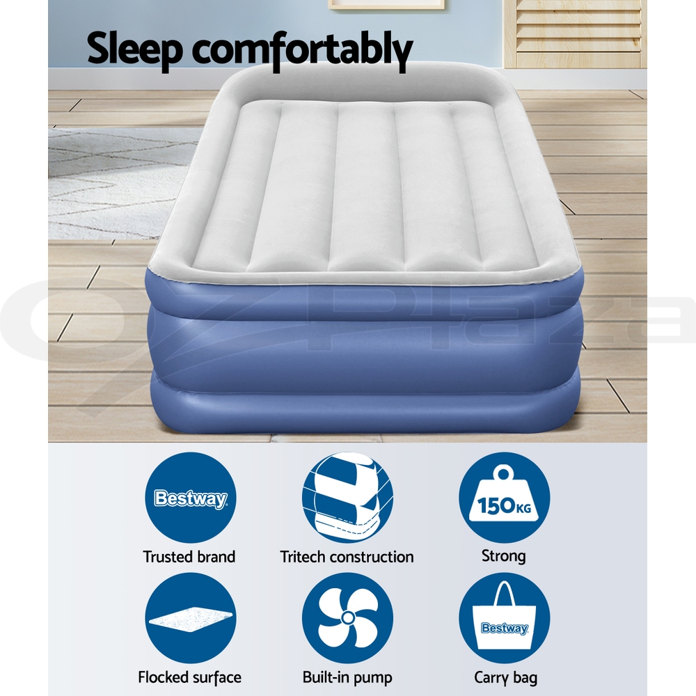 Bestway Air Bed Inflatable King Queen Single Bed Mattress Sleeping Mat with Pump - Picture 125 of 154