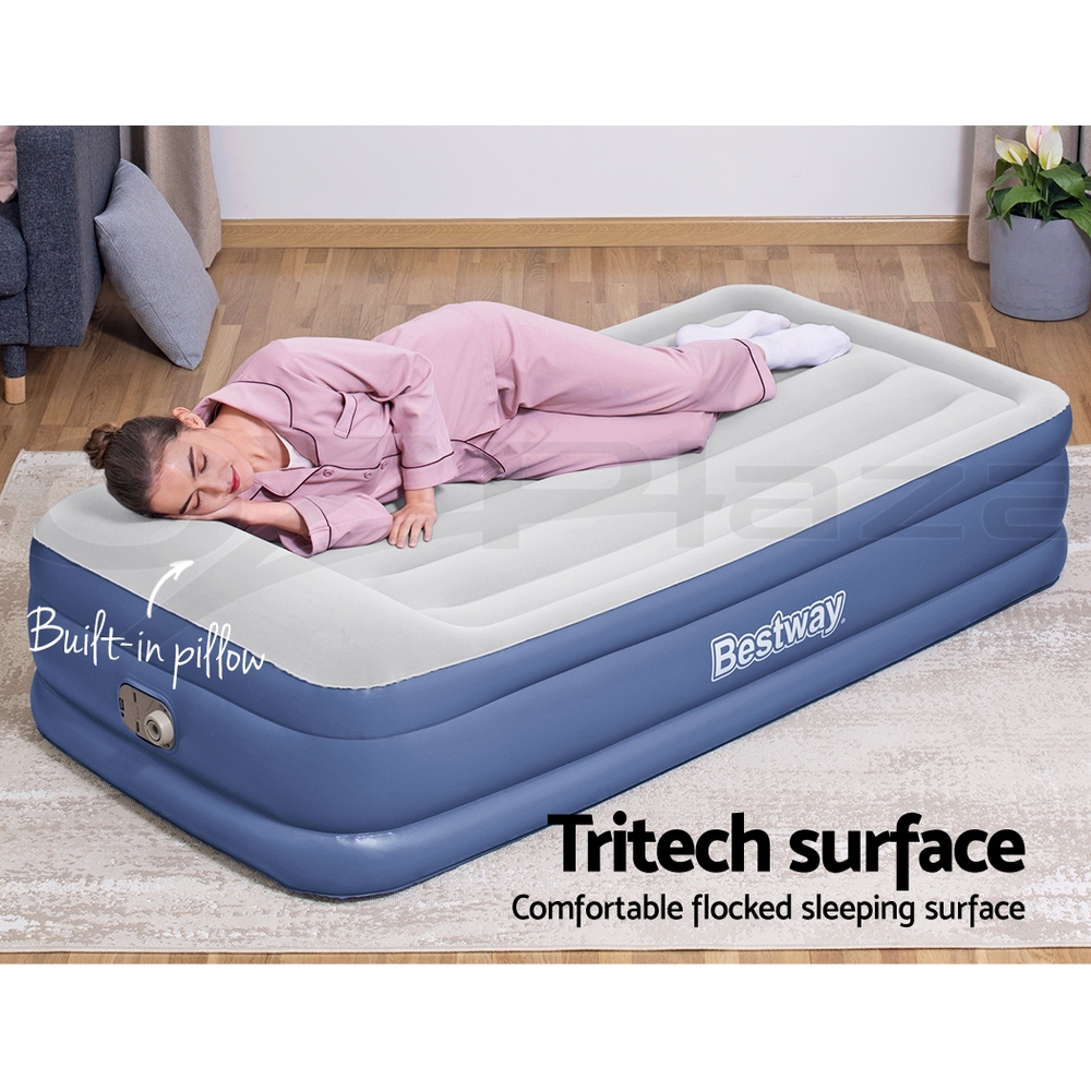 Bestway Air Bed Inflatable King Queen Single Bed Mattress Sleeping Mat with Pump - Picture 126 of 154