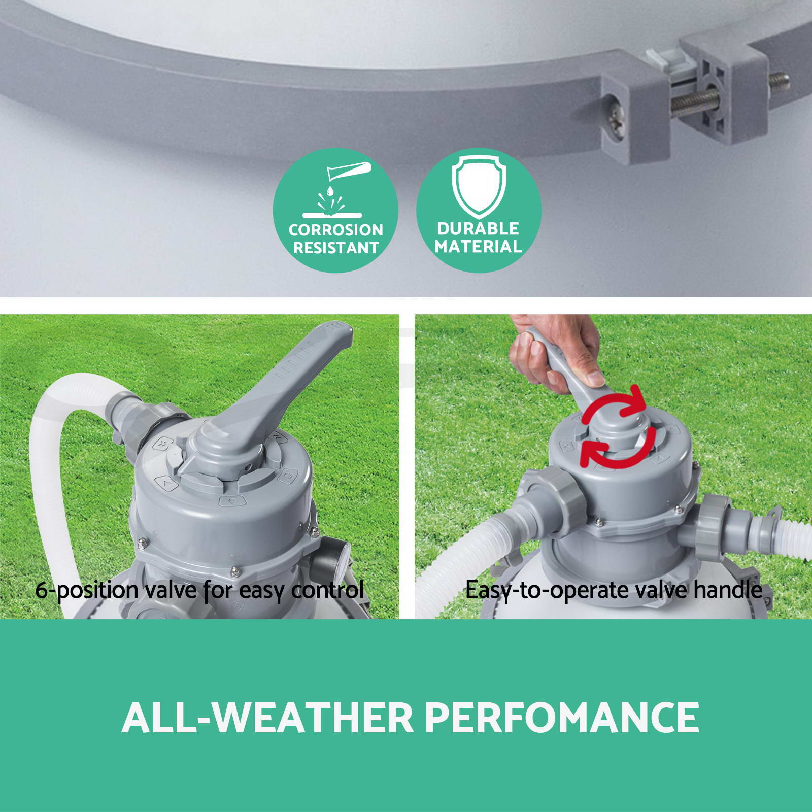 Bestway Flowclear™ Filter Pump Sand Filter Pool Vacuum Cleaner Swimming