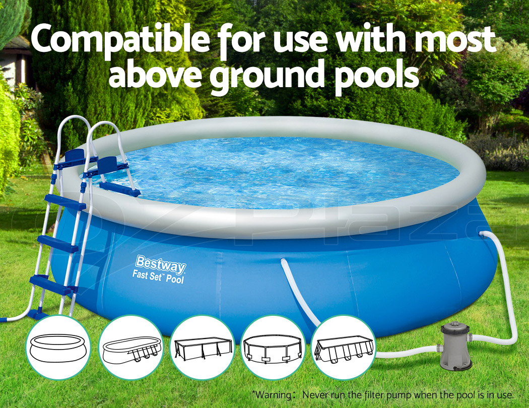 Bestway Pool Pump Pumps Filter 300GPH Flowclear™ Filters Cleaner 1249L