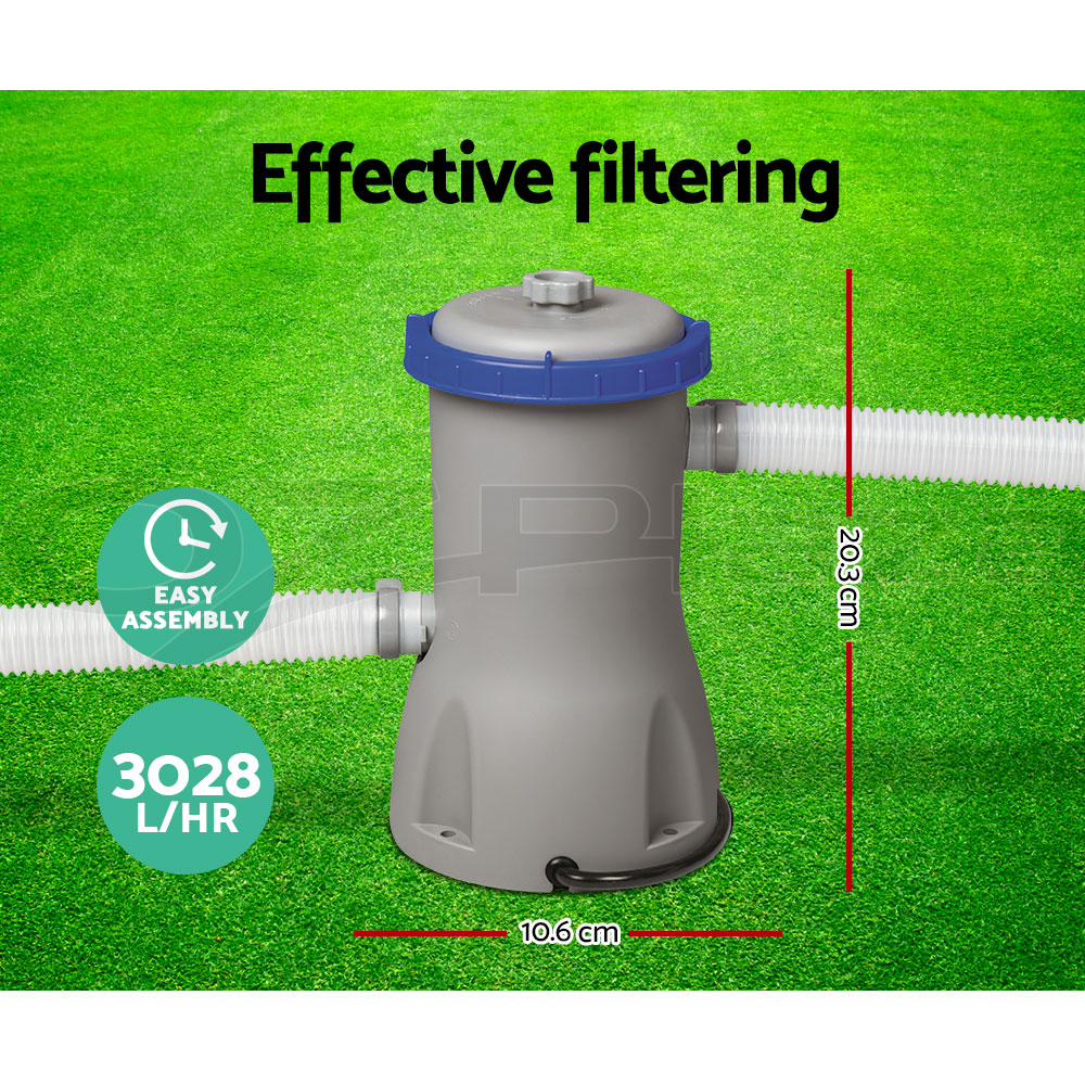 Bestway Pool Filter Pump Filters Swimming Pool Cleaner 300/530/8001500