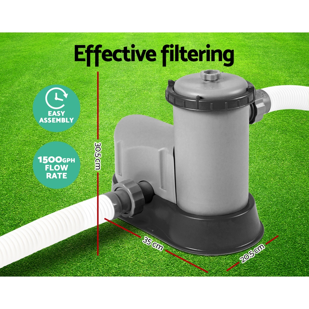 Bestway Pool Filter Pump Filters Swimming Pool Cleaner 300/530/800/1500/2500GPH - Picture 10 of 18