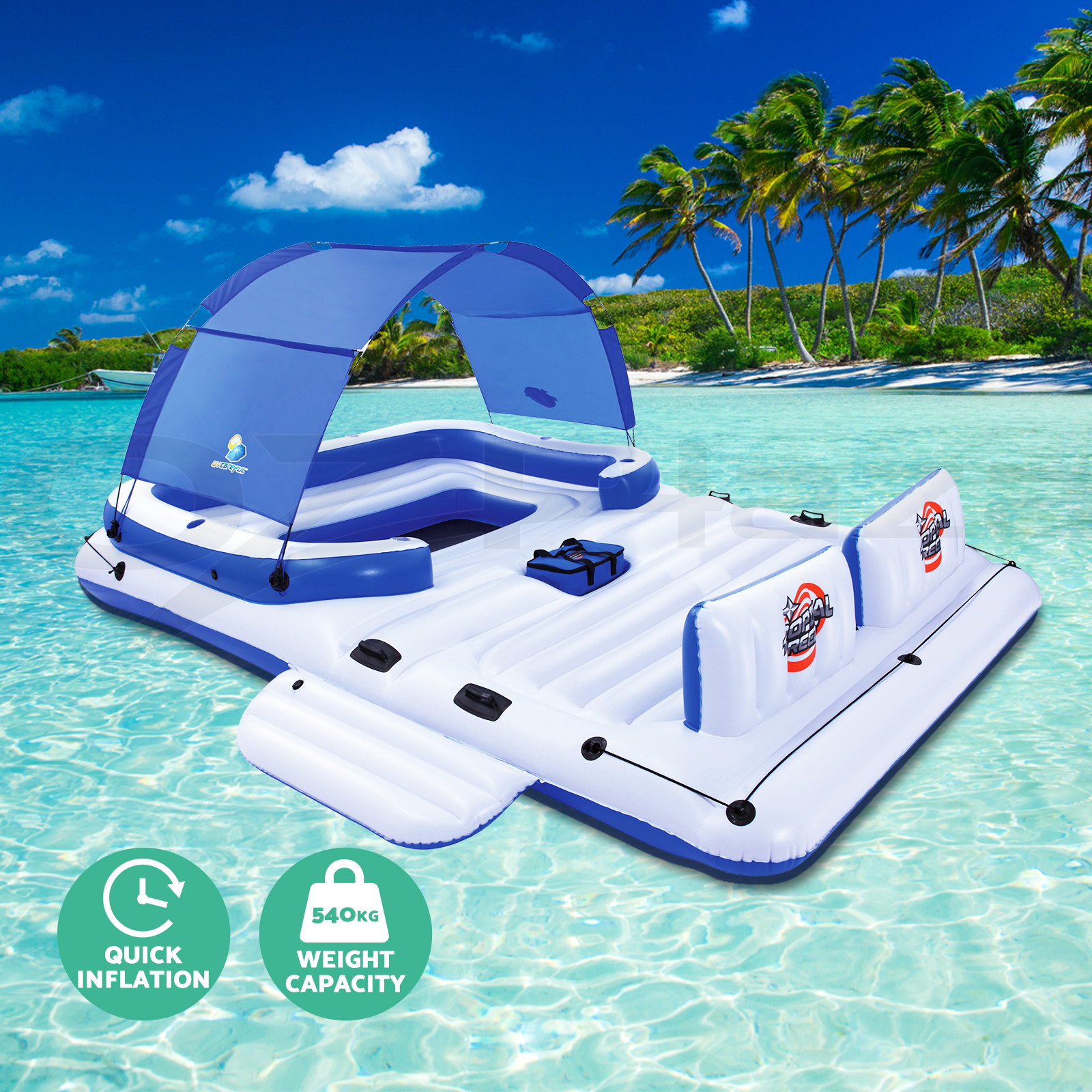 Bestway Inflatable Floating Water Float Pool Lounge Bed