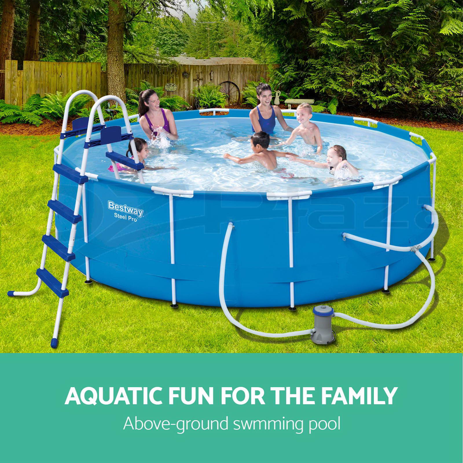Bestway Ladder Above Ground Swimming Pool 122cm 48 inch