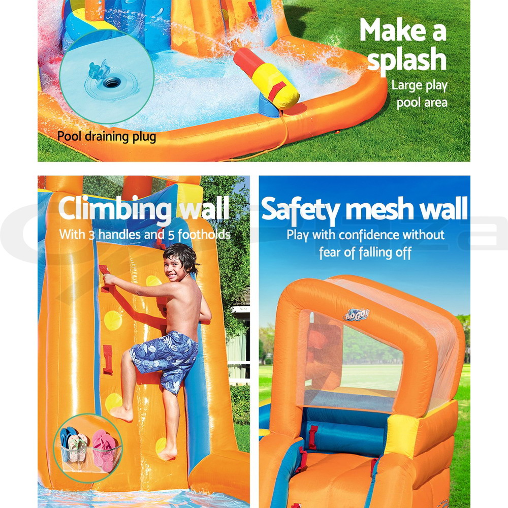 Inflatable Slide H2ogo Water Slide Walmart Turbo Splash H2go Water