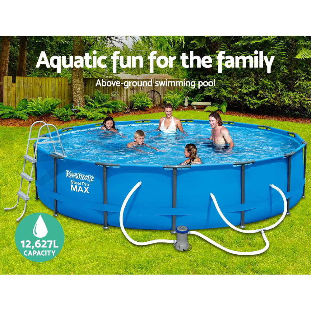 pool above ground pump bestway pools pumps swimming filter frame steel