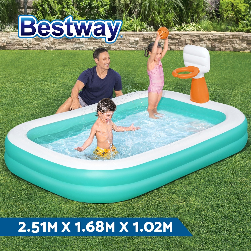 Bestway Kids Pool Above Ground Family Children Splash Play Pools Outdoor Toys - Picture 13 of 16