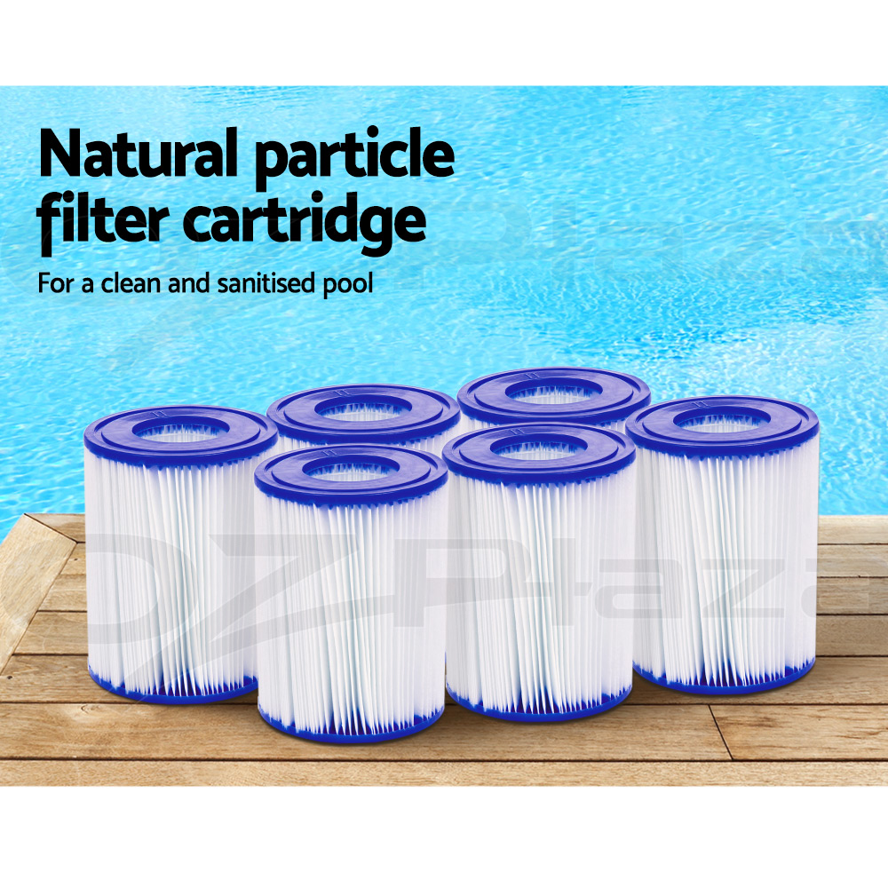 Bestway 800GPH Flowclear™ Filter Pump + 6X Filter Cartridge Combo For