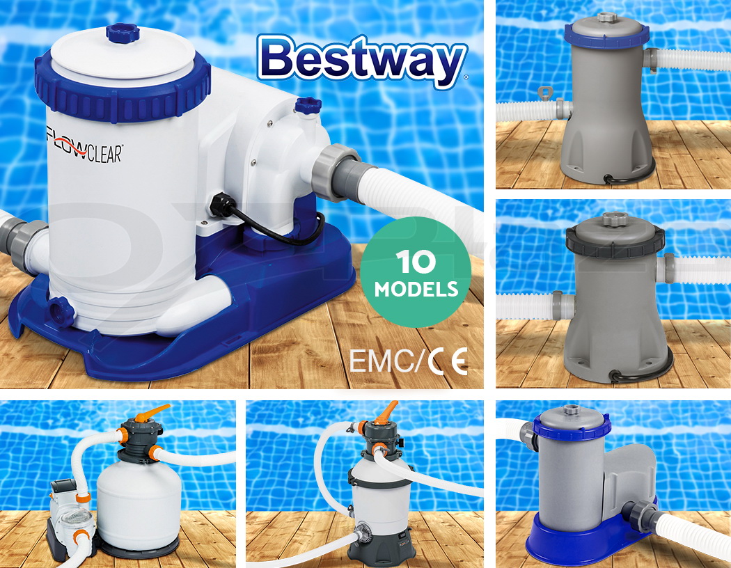 Bestway Above Ground Swimming Pool - Sand Filter Pump / Cartridge Do Intex Pumps Work On Bestway Pools