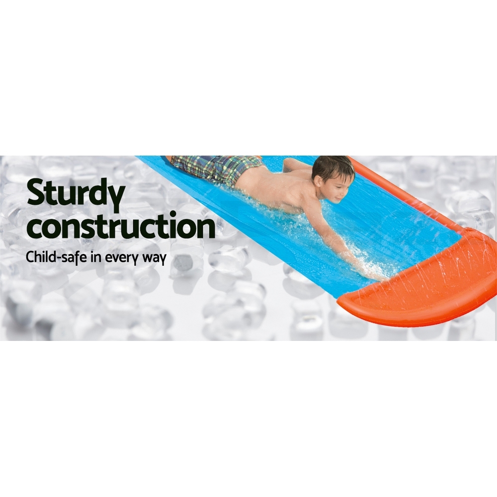 water slide with slip and slide