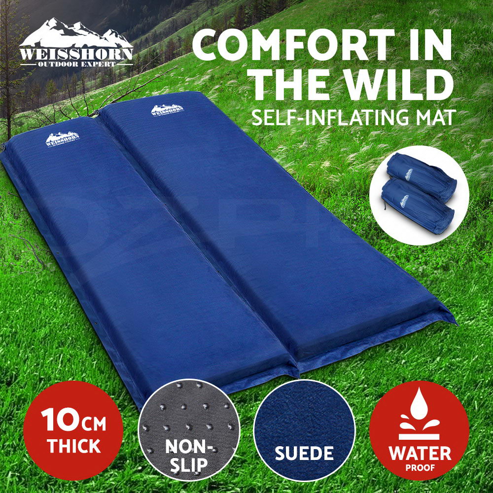 Weisshorn Self Inflating Mattress Camping Sleeping Mat Air Bed Pad