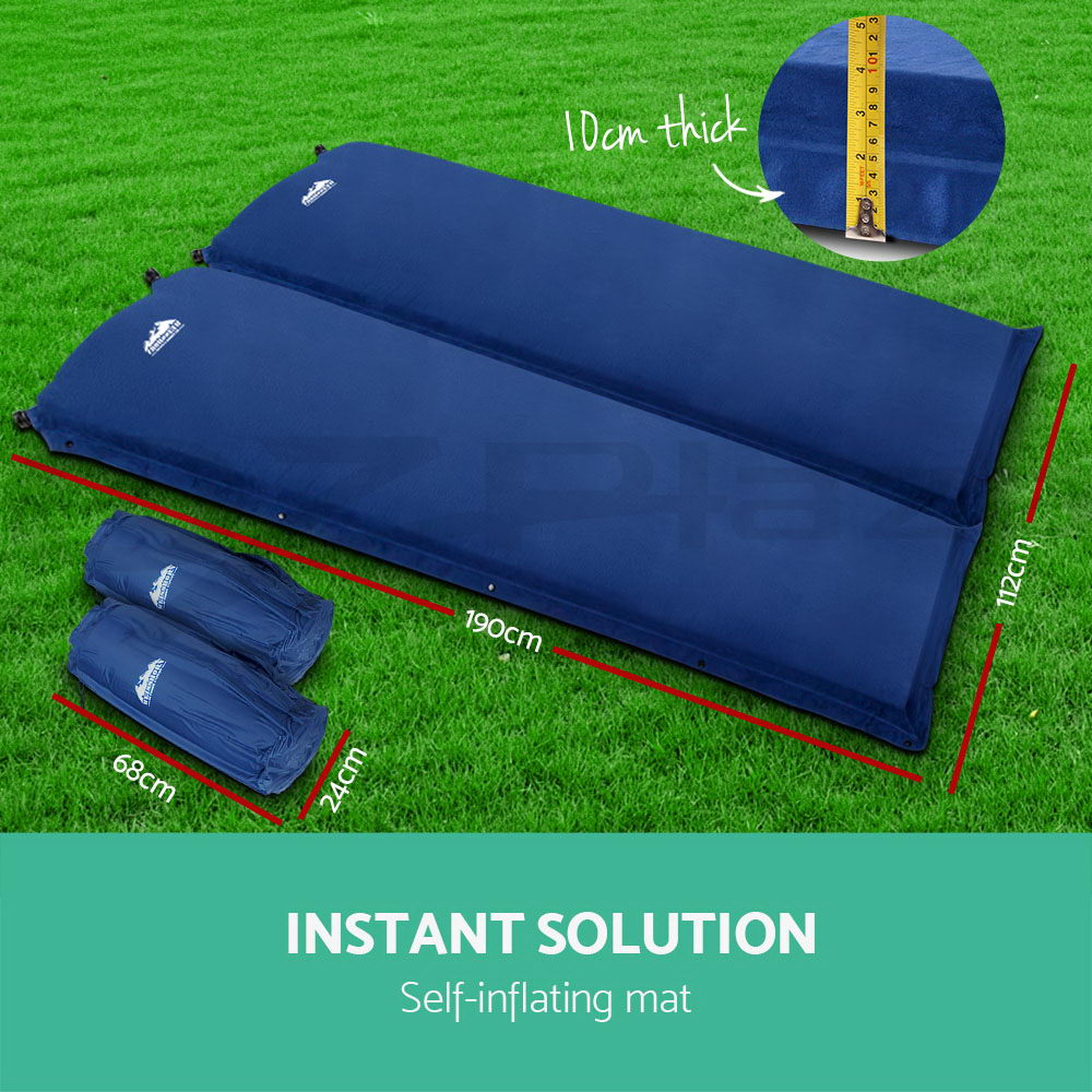 Weisshorn Self Inflating Mattress Camping Sleeping Mat Air Bed Pad Single Double eBay