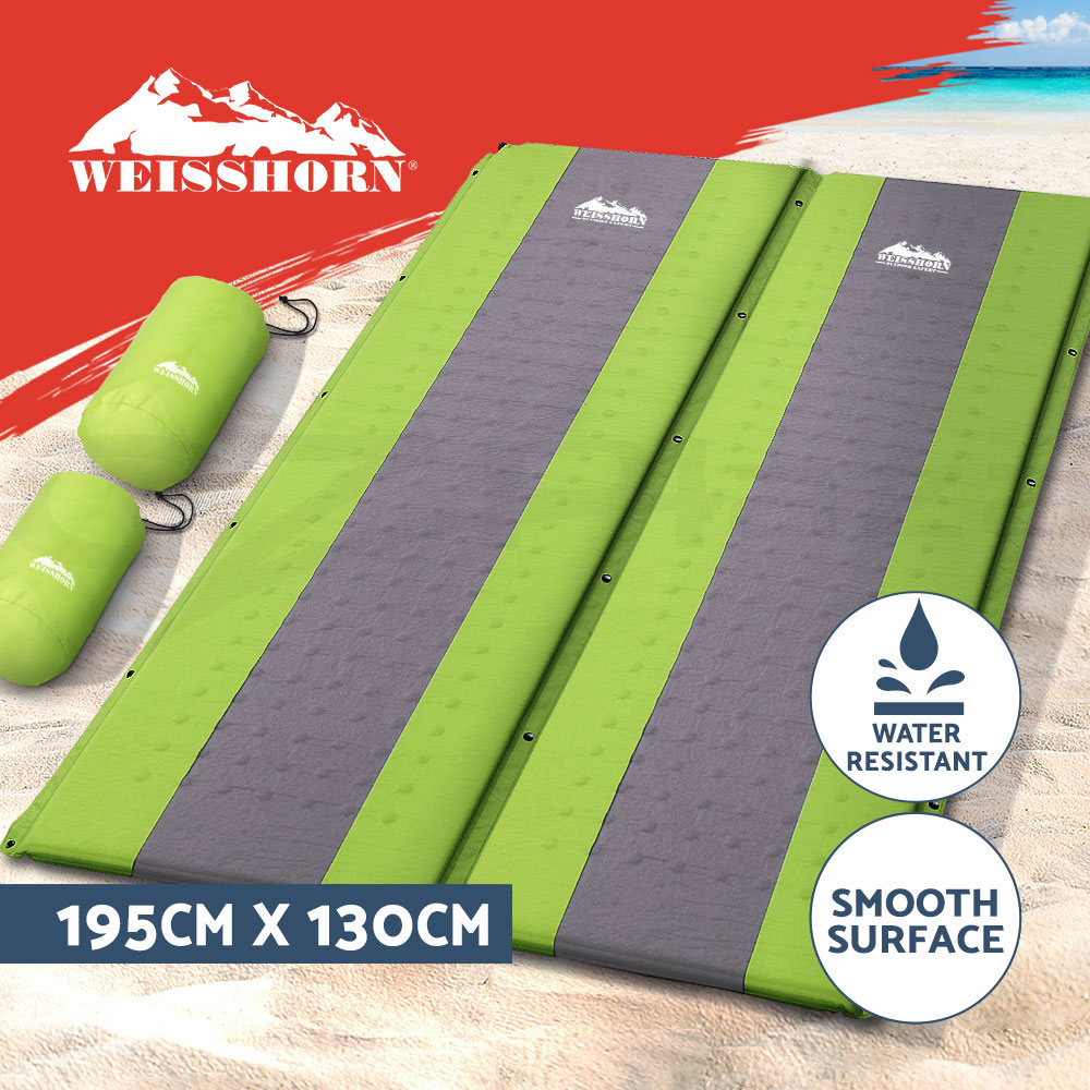 Weisshorn Self Inflating Mattress Camping Sleeping Mat Air Bed Mat Single Double - Picture 9 of 20