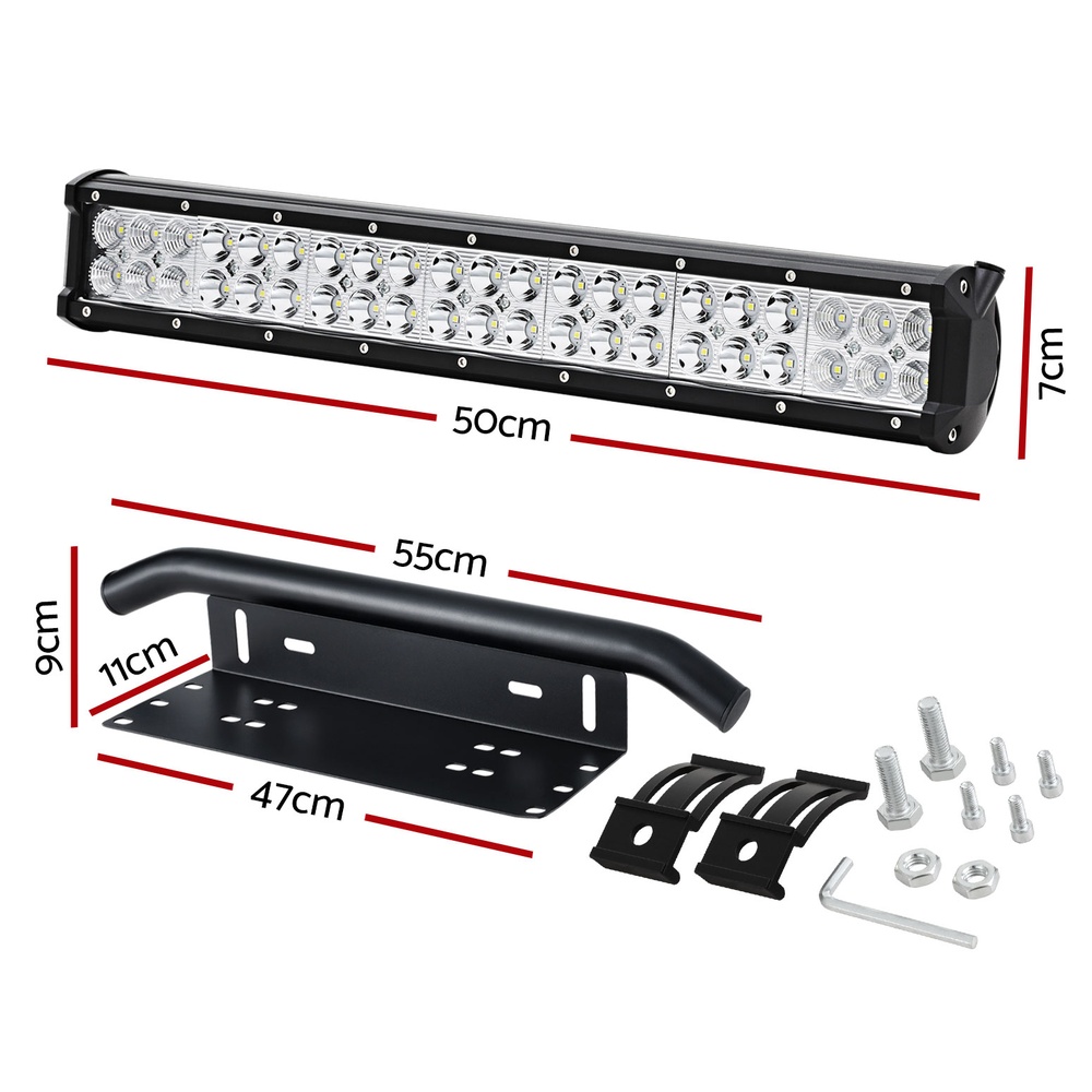 Giantz LED Driving Light 20/28/50 Inch Flood Spot Light Bar Driving Lamp - Picture 11 of 17